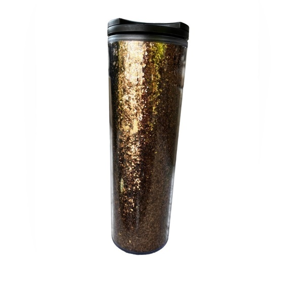 Starbucks Copper Glitter Plastic Tumbler 16 oz - Picture 4 of 8